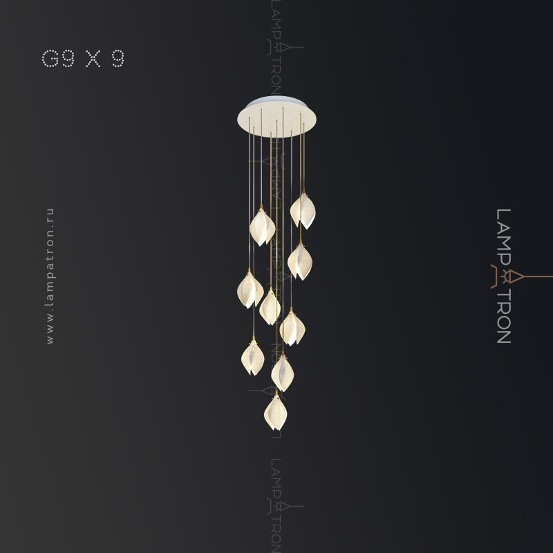LEA MORE Cascade Light by Lampadom - top view