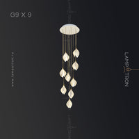 LEA MORE Cascade Light by Lampadom - top view