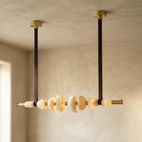 Leder Alabaster Chandelier