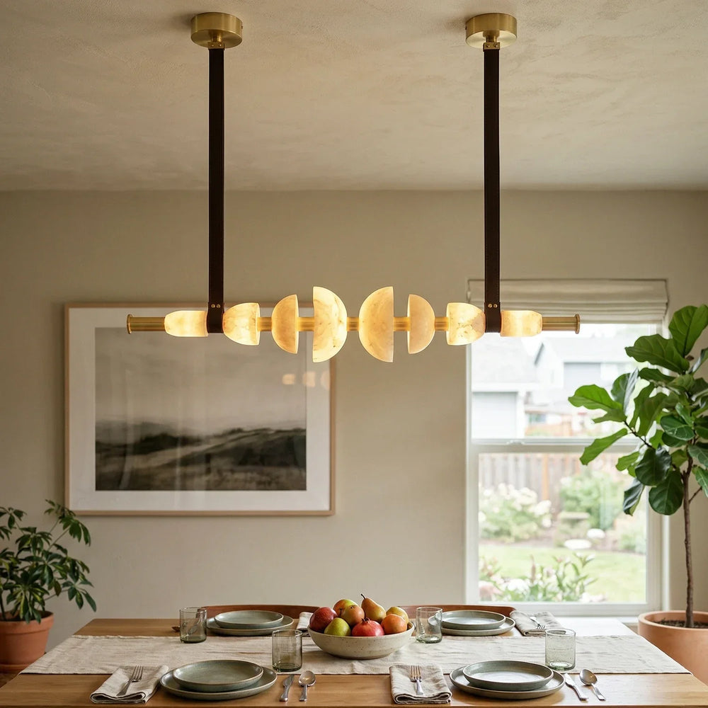 Leder Alabaster Chandelier