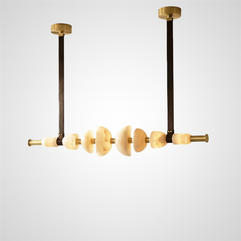 Leder Alabaster Chandelier