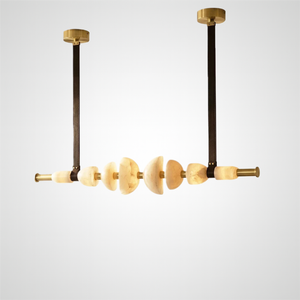 Leder Alabaster Chandelier by Lampadom