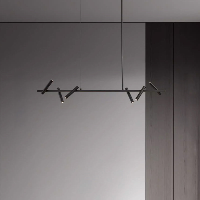 LEEDS Linear Chandelier by Lampadom - angle view