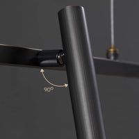 LEEDS Linear Chandelier by Lampadom - close-up