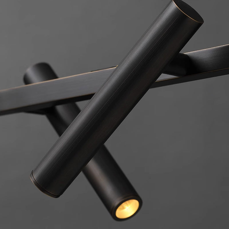LEEDS Linear Chandelier by Lampadom - scale reference