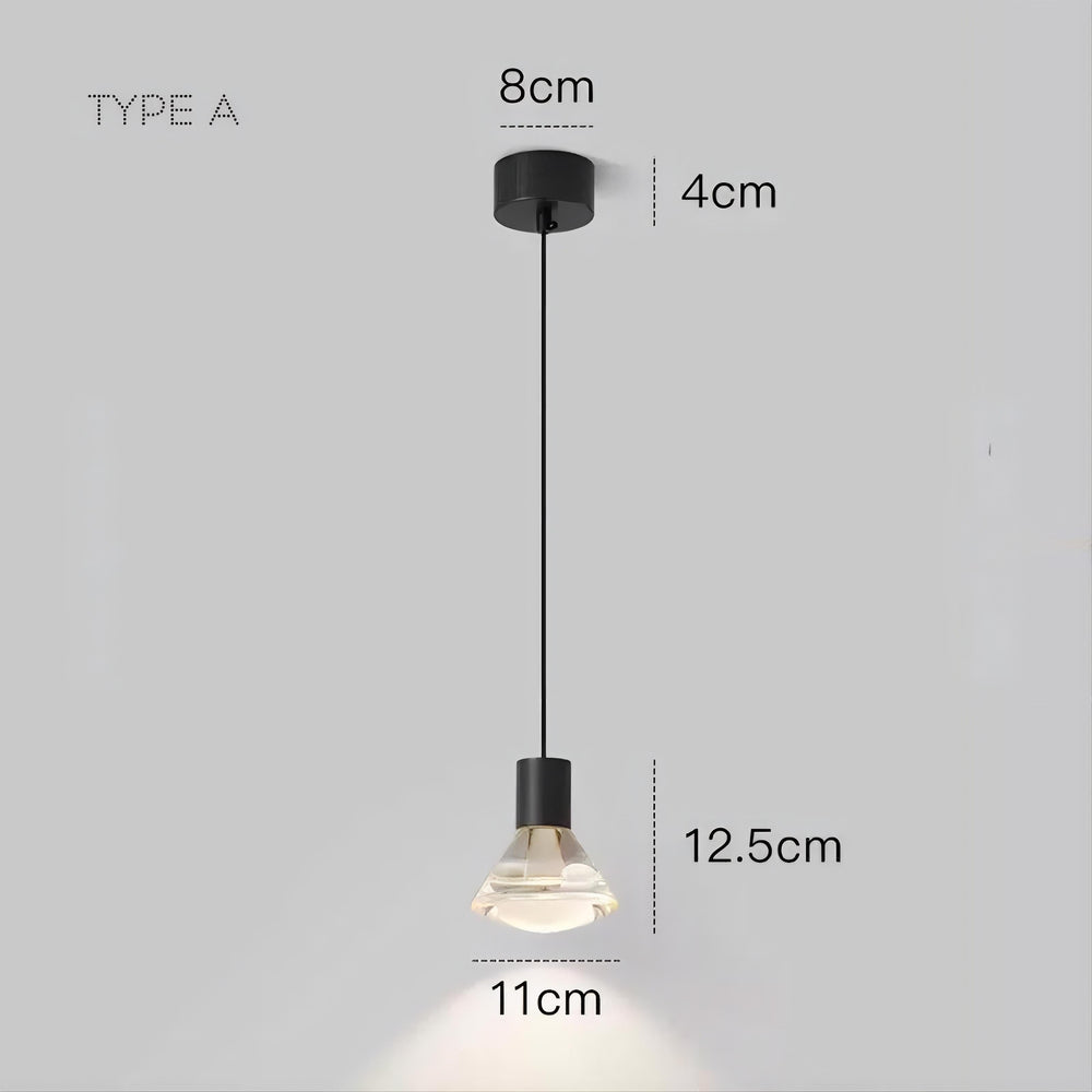 LEIF Pendant by Lampadom - side view