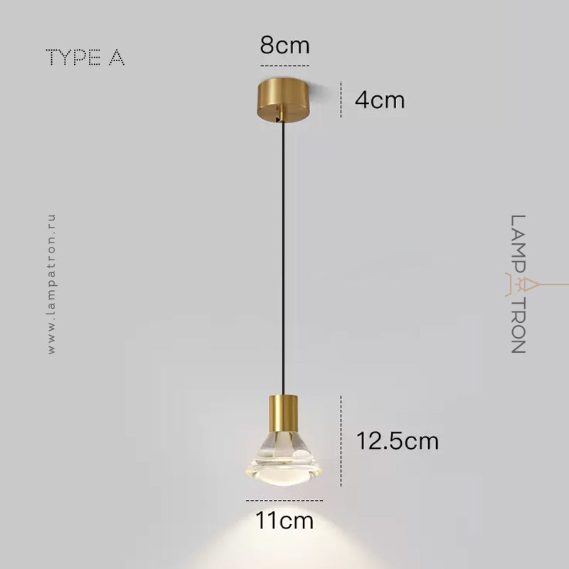 LEIF Pendant by Lampadom - top view