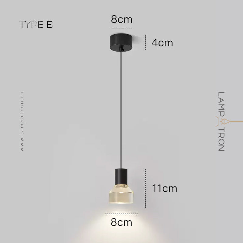 LEIF Pendant by Lampadom - close-up