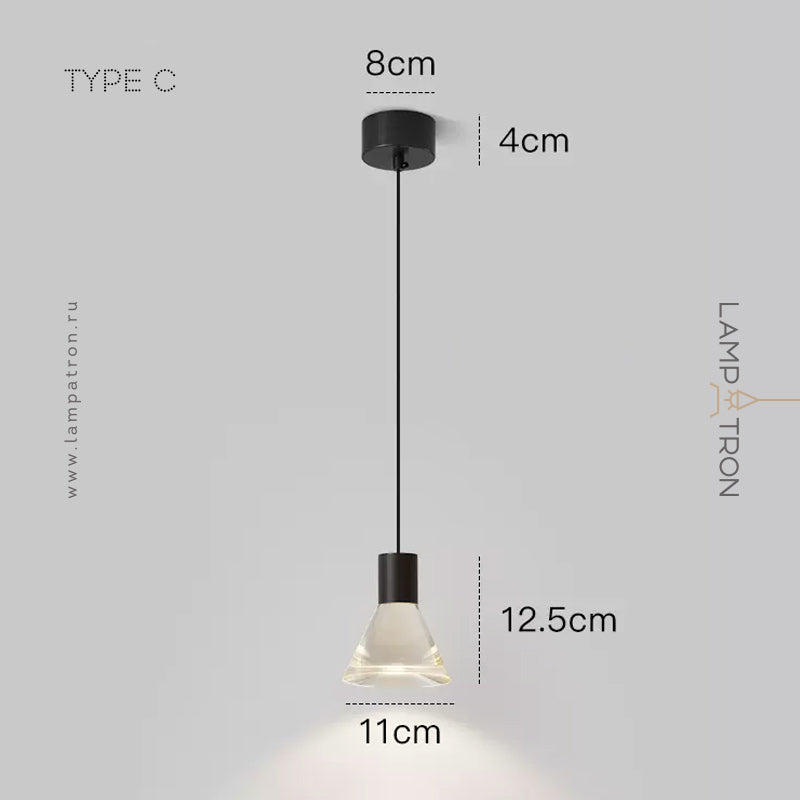 LEIF Pendant by Lampadom - scale reference
