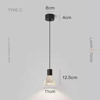 LEIF Pendant by Lampadom - scale reference