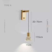 LEIF Wall Light by Lampadom - top view