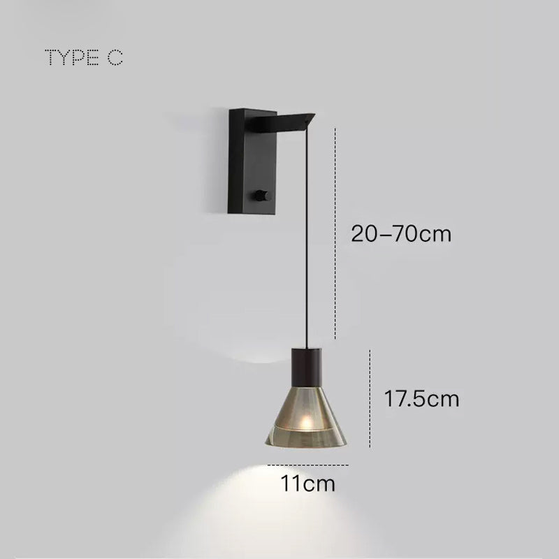LEIF Wall Light by Lampadom - top view