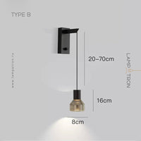 LEIF Wall Light by Lampadom - close-up