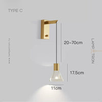 LEIF Wall Light by Lampadom - detail view