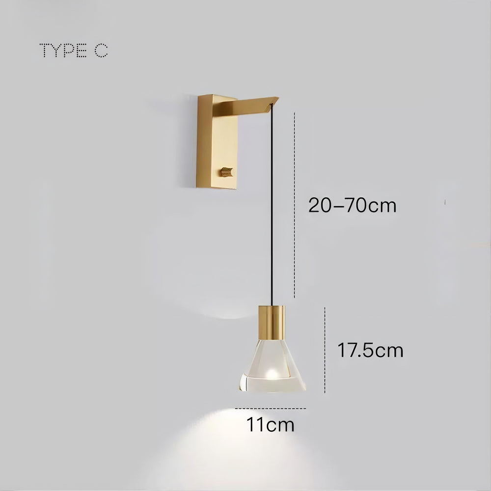 LEIF Wall Light by Lampadom - scale reference