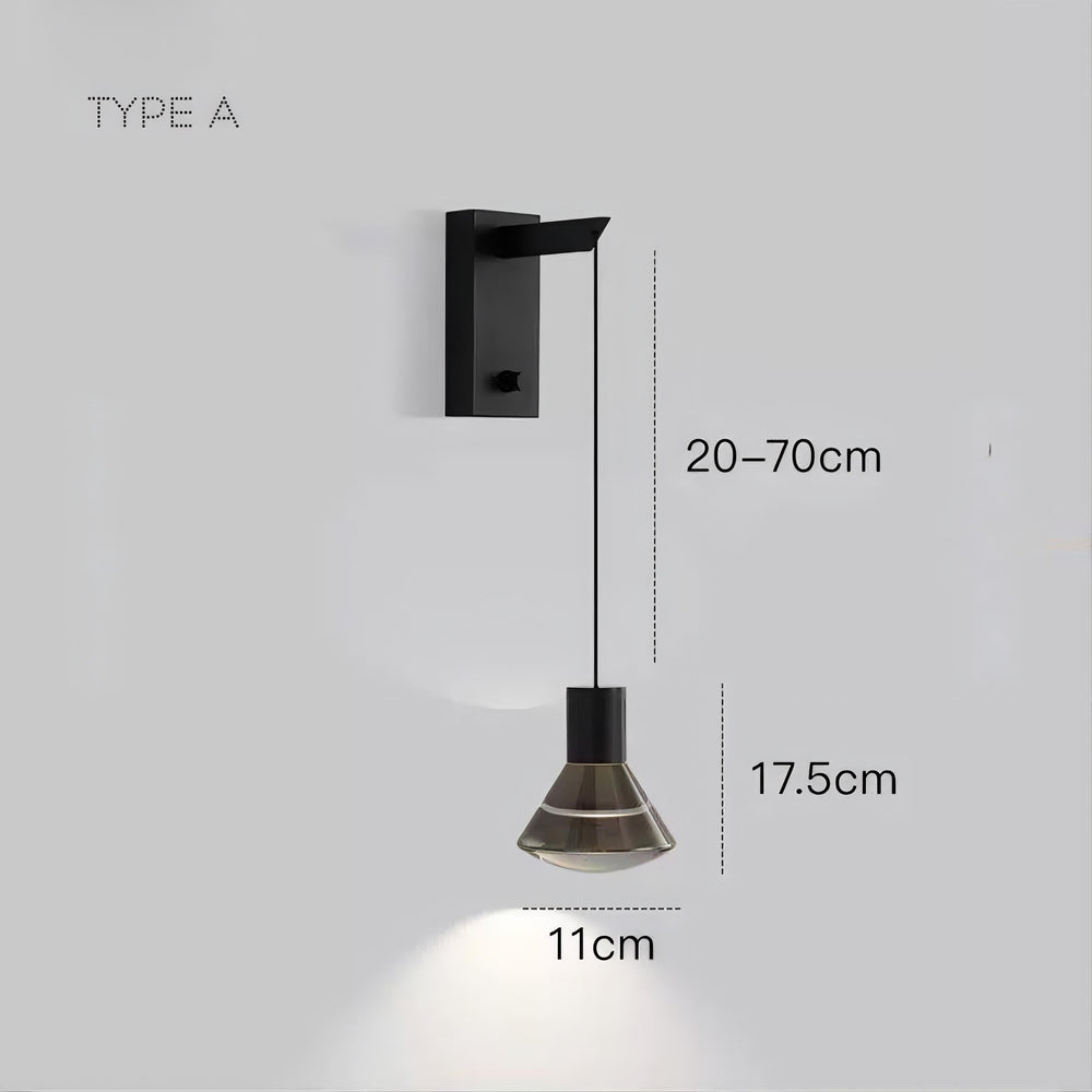 LEIF Wall Light by Lampadom - side view