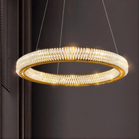 LENNOX Ring Chandelier by Lampadom - scale reference