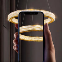 LENNOX Ring Chandelier by Lampadom - top view