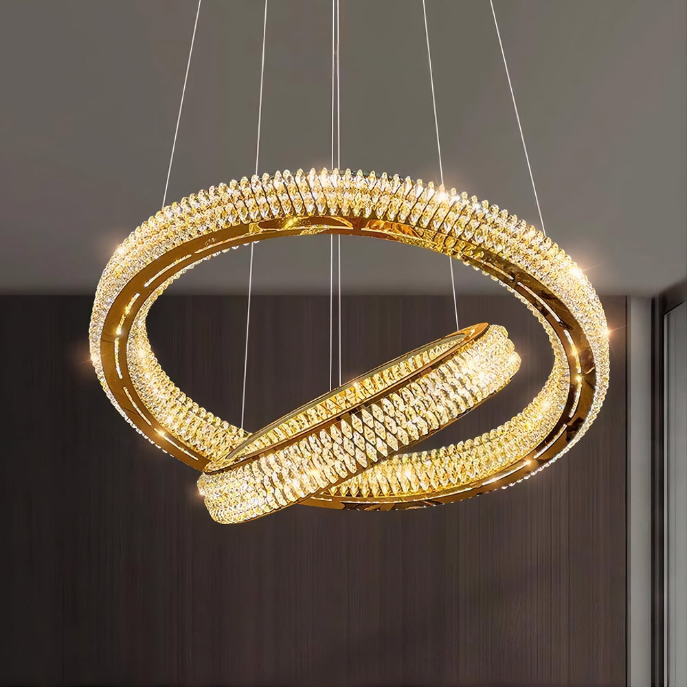 LENNOX Ring Chandelier by Lampadom - detail view