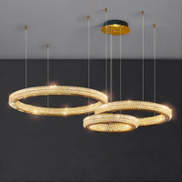 LENNOX Ring Chandelier by Lampadom - close-up