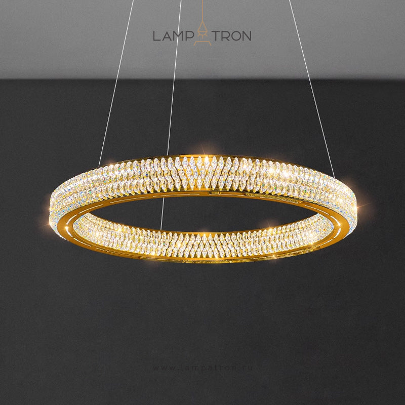 LENNOX Ring Chandelier by Lampadom - ambient shot