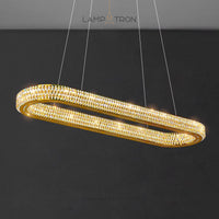 LENNOX Ring Chandelier by Lampadom - side view