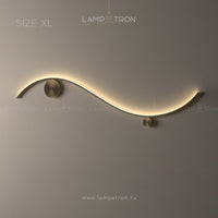 TEMP Wall Light by Lampadom - side view