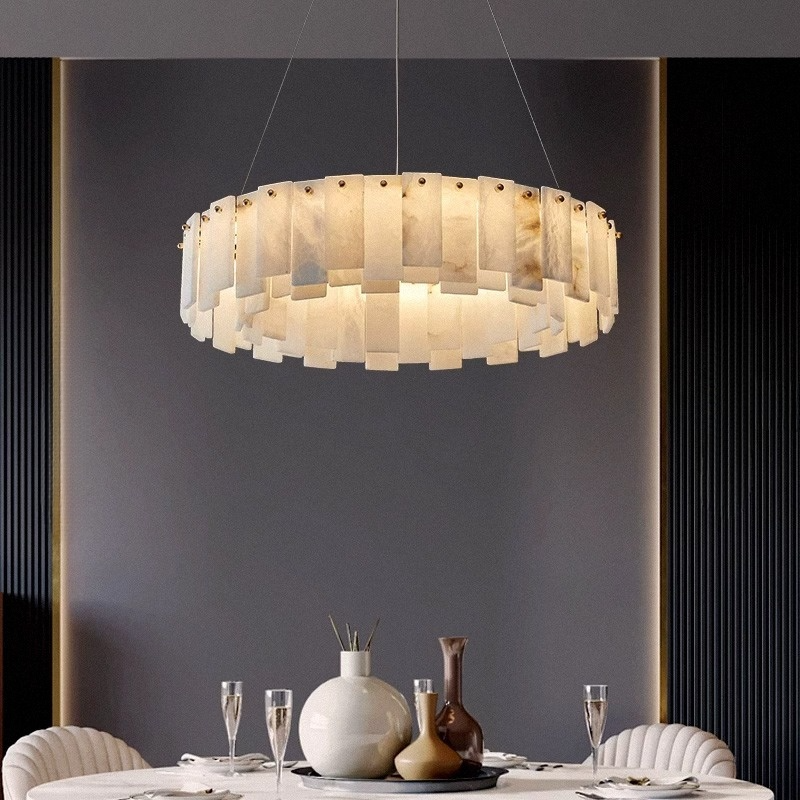 LIDVALD B Chandelier by Lampadom - side view
