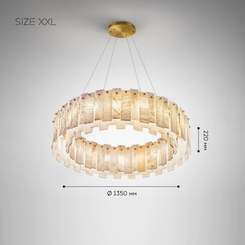 LIDVALD R Chandelier by Lampadom - side view