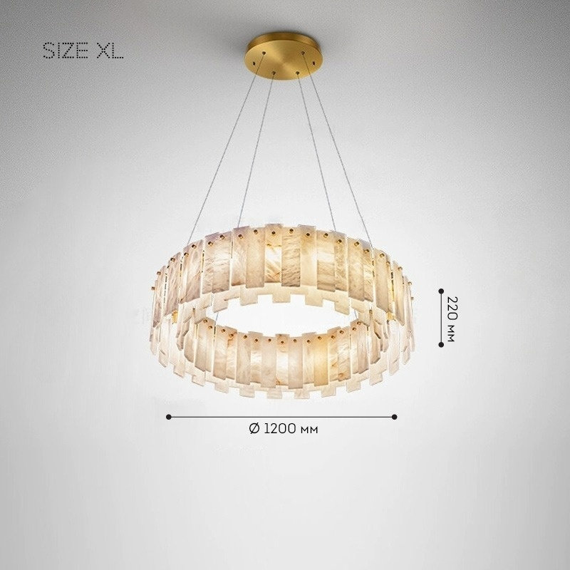 LIDVALD R Chandelier by Lampadom - angle view