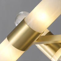 LIESEL Linear Chandelier by Lampadom - close-up