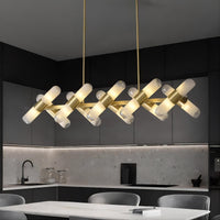 LIESEL Linear Chandelier by Lampadom - ambient shot