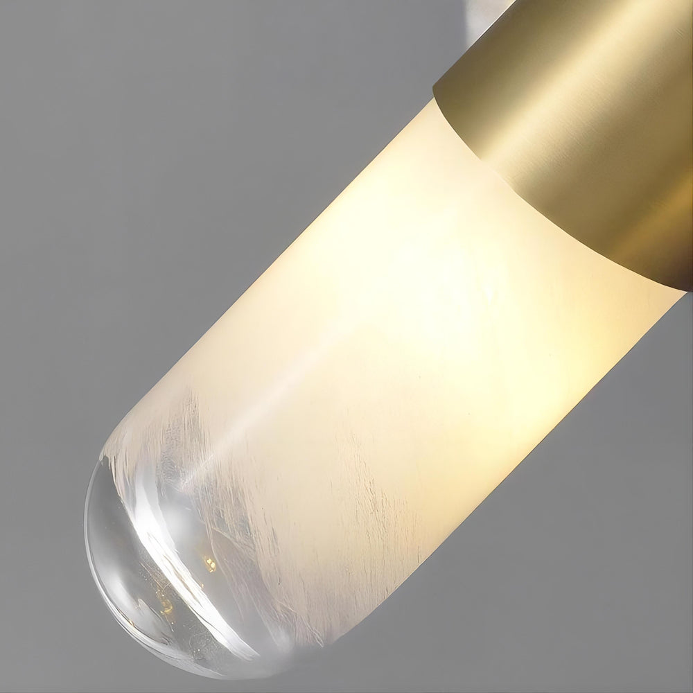 LIESEL Linear Chandelier by Lampadom - side view