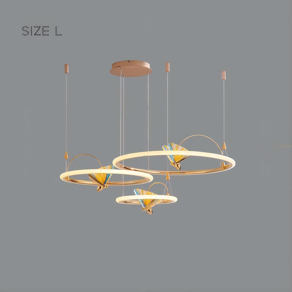 AMELIS RING Ring Chandelier by Lampadom - detail view