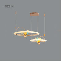 AMELIS RING Ring Chandelier by Lampadom - close-up