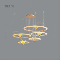 AMELIS RING Ring Chandelier by Lampadom - scale reference