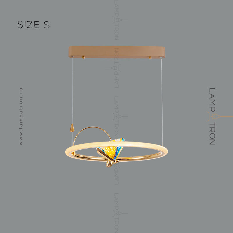 AMELIS RING Ring Chandelier by Lampadom - ambient shot