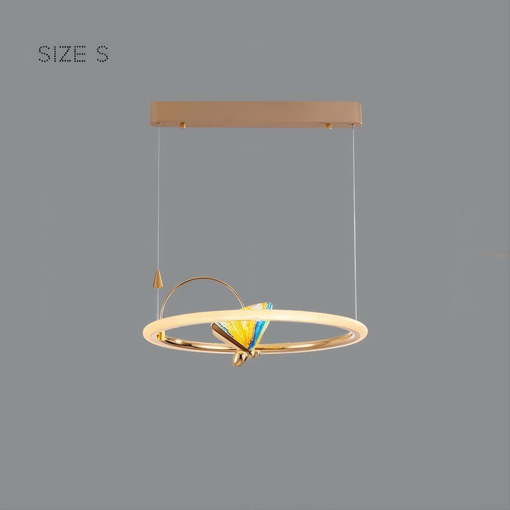 AMELIS RING Ring Chandelier by Lampadom - side view