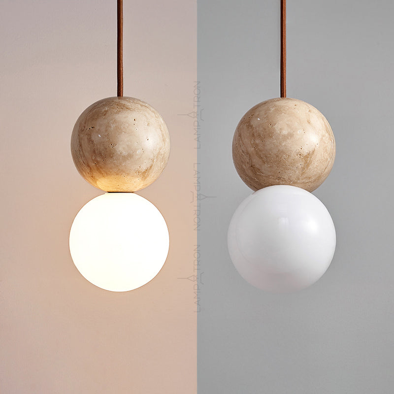 LILLA STONE Pendant by Lampadom - scale reference