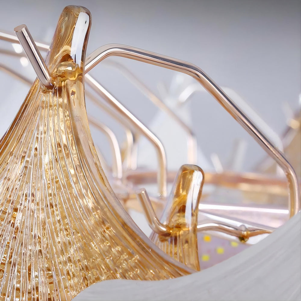 LILLEN Linear Chandelier by Lampadom - close-up