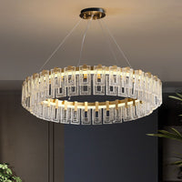 LINCOLN R Ring Chandelier by Lampadom - close-up