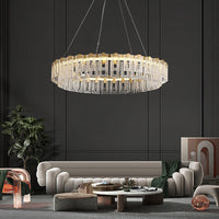 LINCOLN R Ring Chandelier by Lampadom - side view