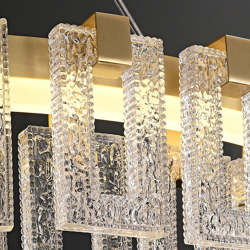 LINCOLN R Ring Chandelier by Lampadom - side view