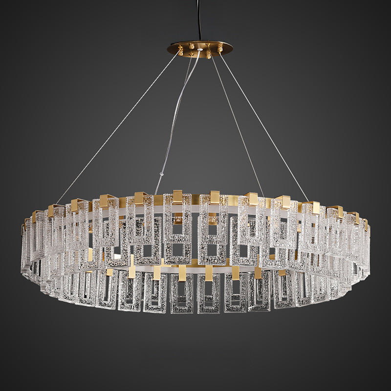 LINCOLN R Ring Chandelier by Lampadom - scale reference