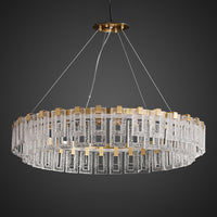 LINCOLN R Ring Chandelier by Lampadom - scale reference