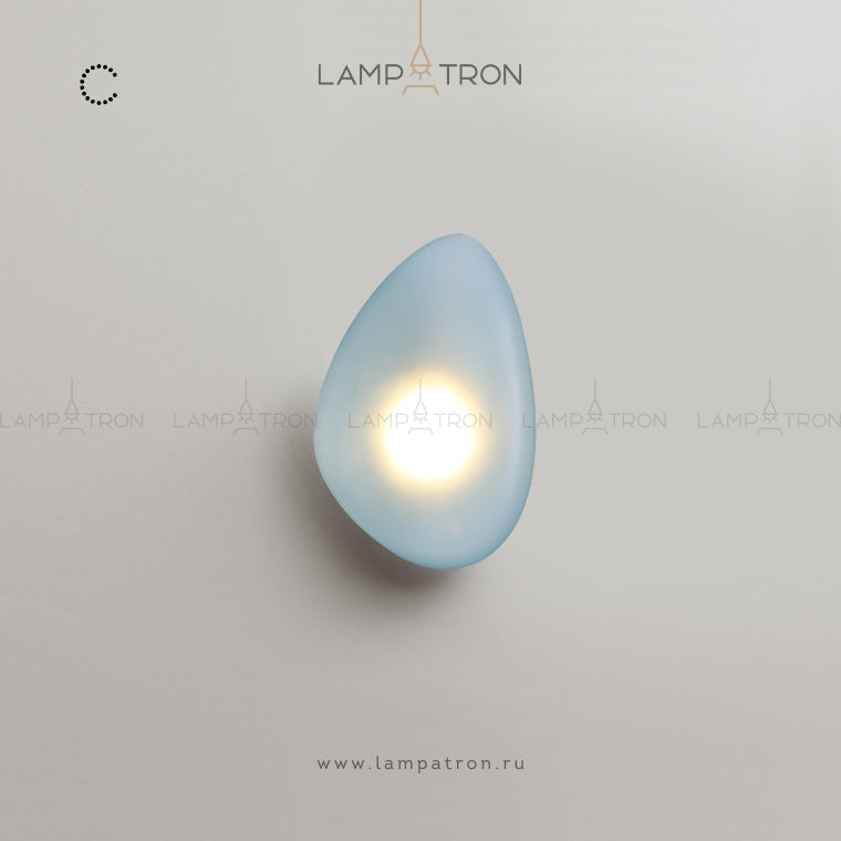 LINDIS Wall Light by Lampadom - top view
