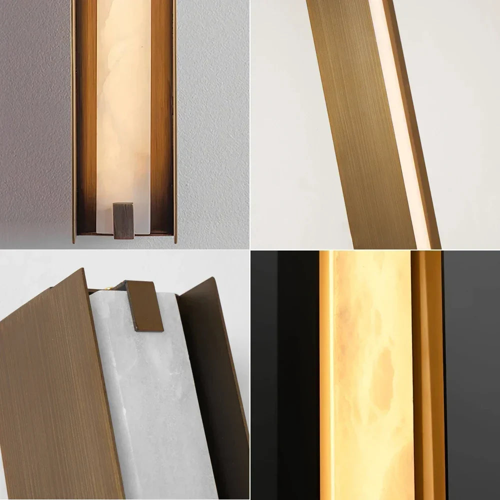 Symmetry Alabaster Wall Light