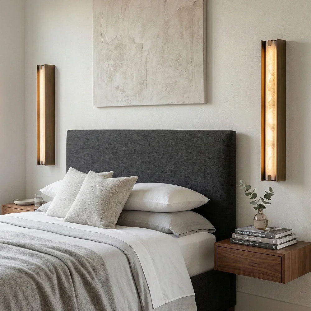 Symmetry Alabaster Wall Light