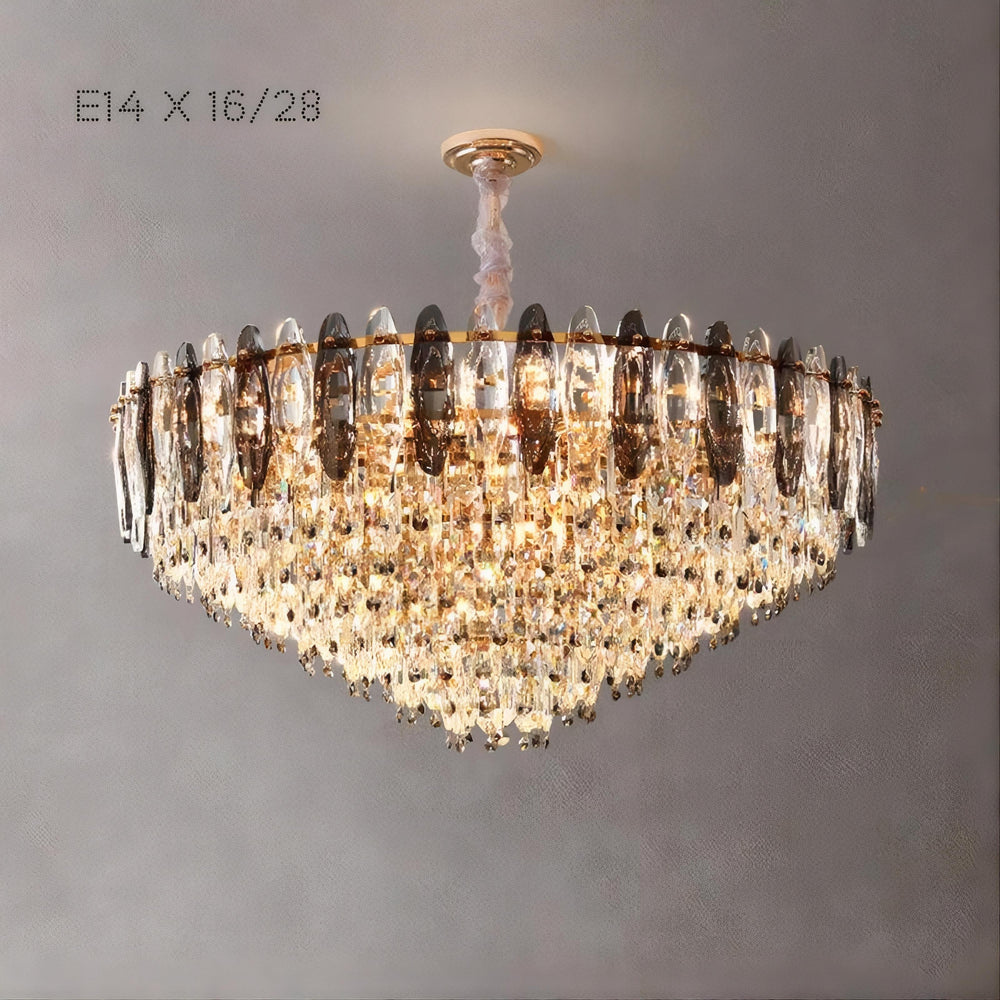 LIONEL B Chandelier by Lampadom - angle view