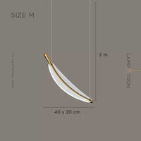 LIVIUS Pendant by Lampadom - side view